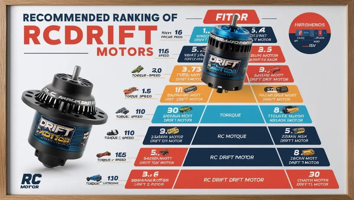 ラジコンドリフトモーターのおすすめランキングと用途別の選び方